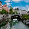 Mooie straten van Ljubljana